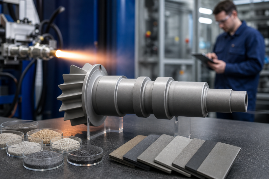 How do you approach pulsed HVOF coating selection?