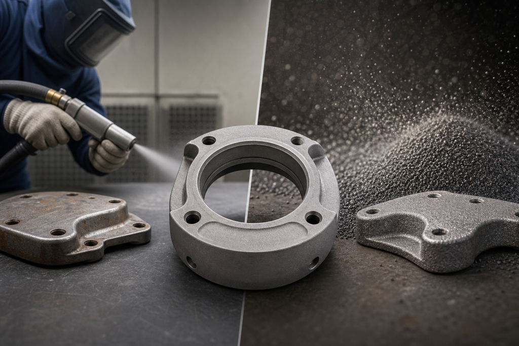 Microblasting before coating vs shot and sand blasting