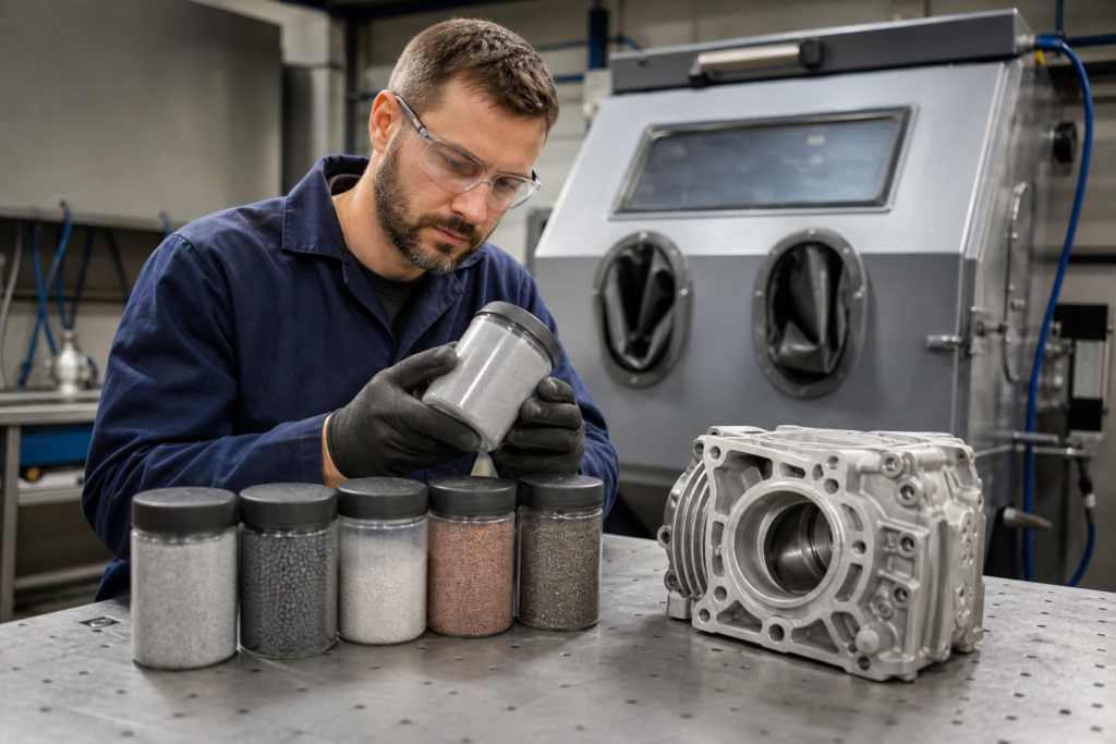 Abrasive Blasting Media Comparison: Which Option Fits Your Part and Coating?